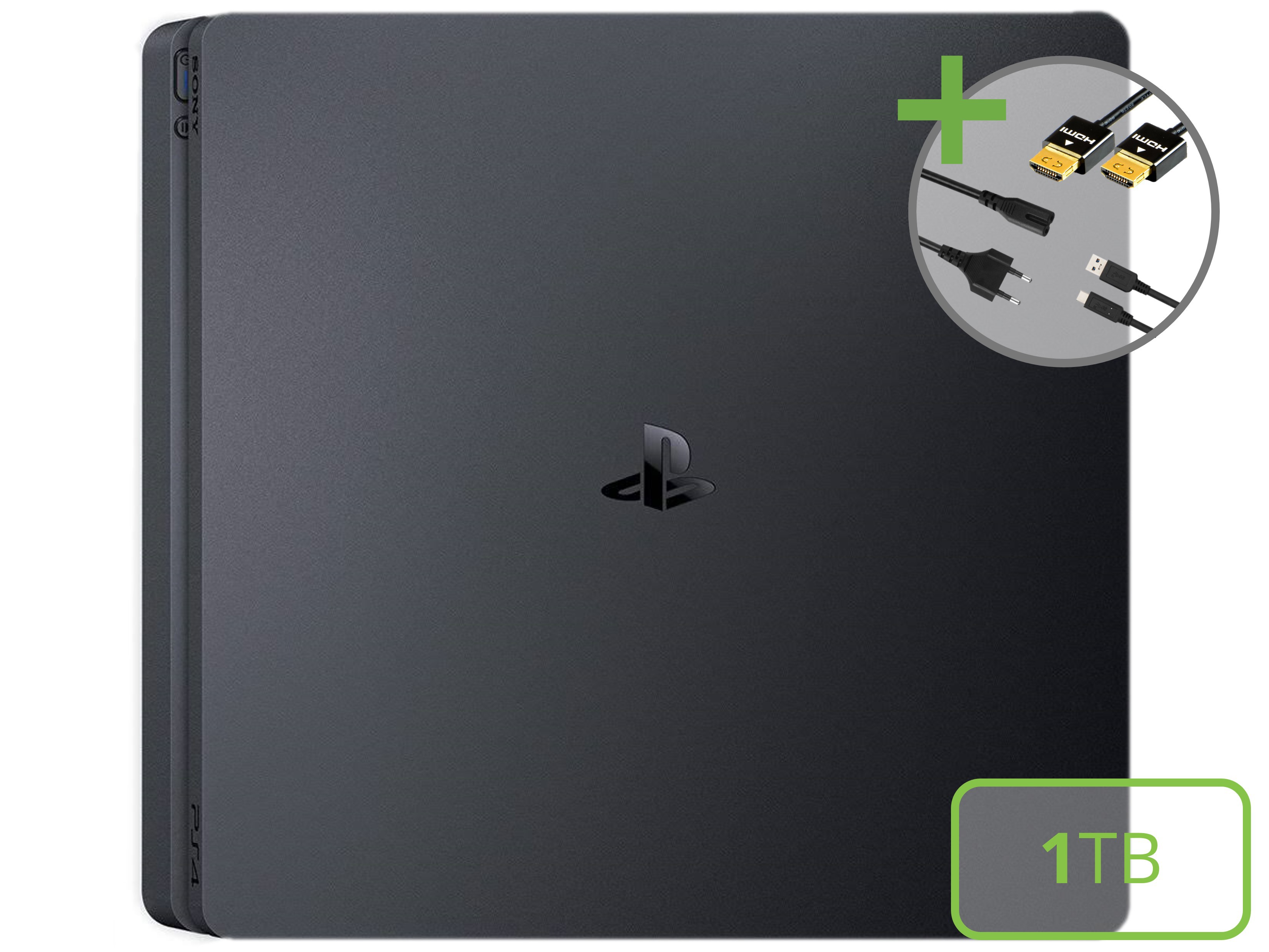Sony PlayStation 4 Slim Starter Pack - 1TB Two Player Horizon Edition - Playstation 4 Hardware - 3