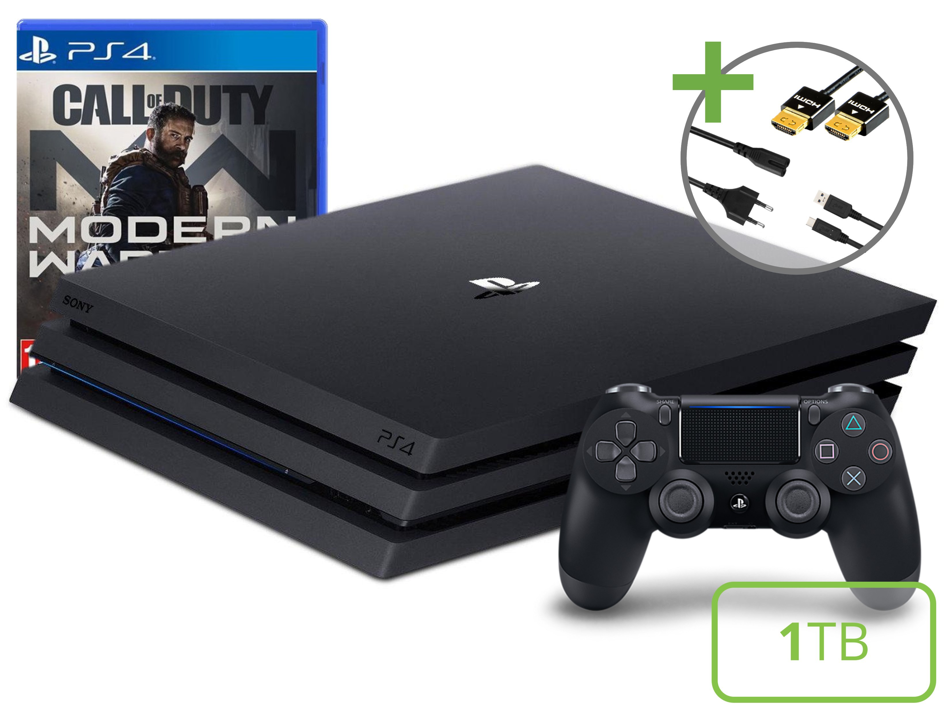 Sony PlayStation 4 Pro Starter Pack - 1TB Call of Duty Modern Warfare Edition Kopen | Playstation 4 Hardware