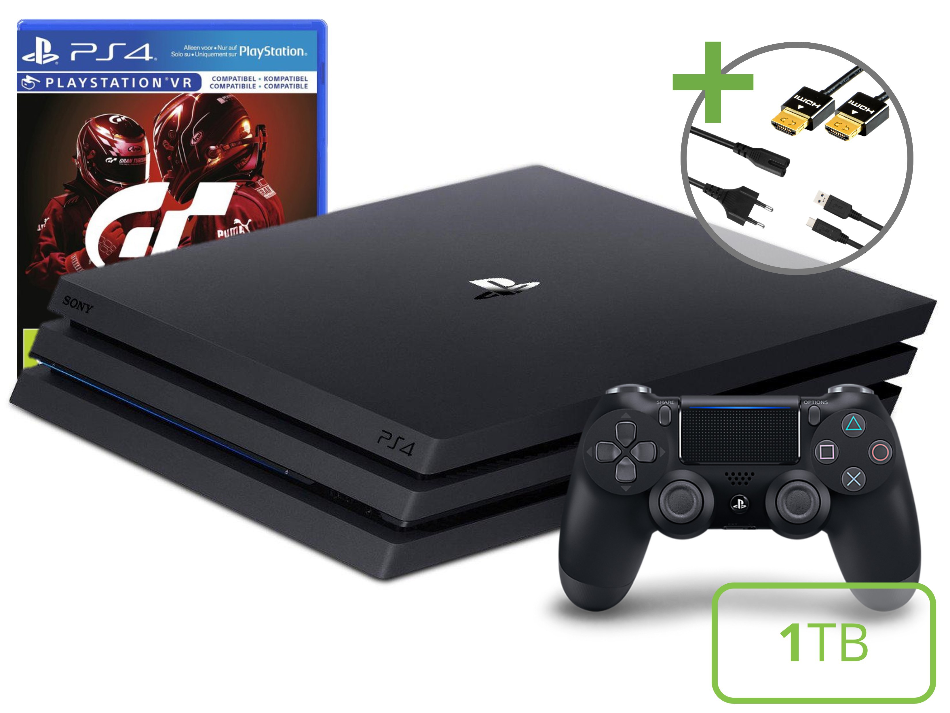 Sony PlayStation 4 Pro Starter Pack - 1TB Gran Turismo Sport Edition Kopen | Playstation 4 Hardware