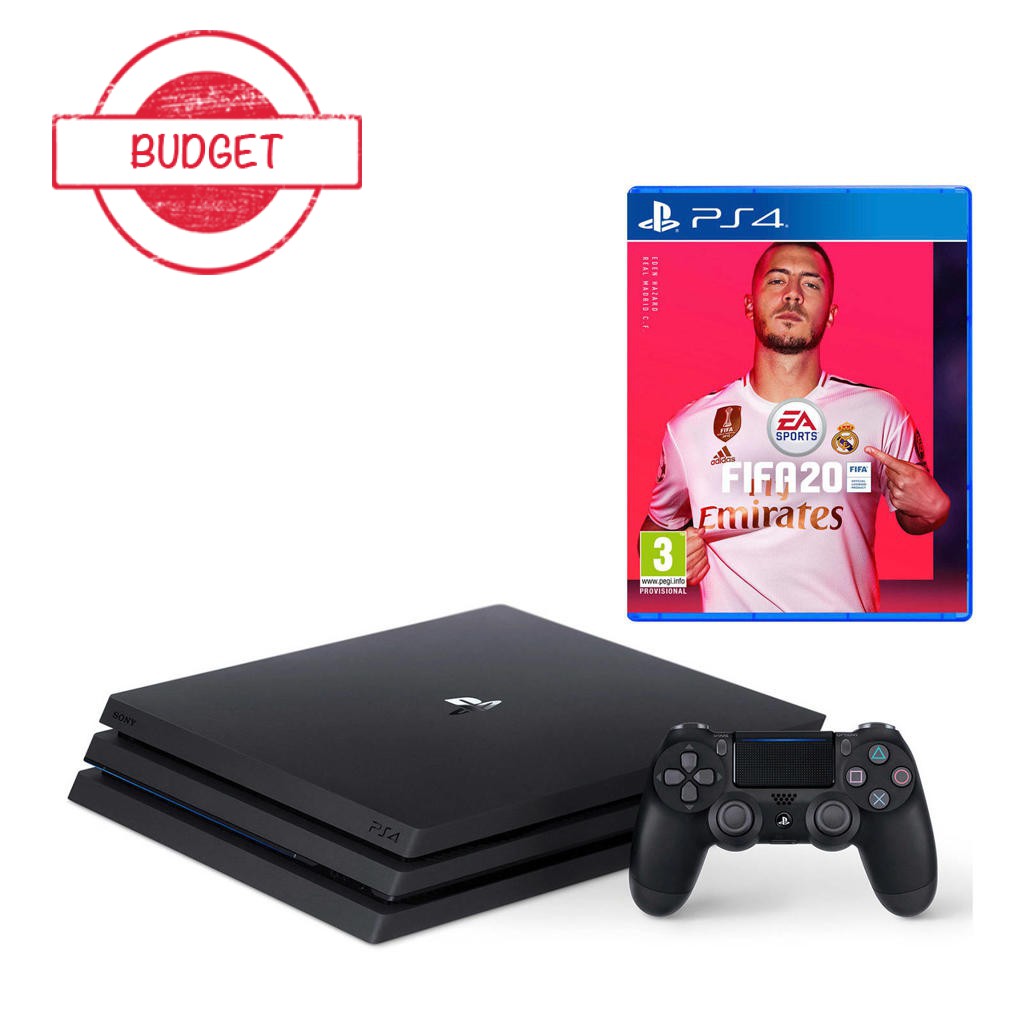 Sony PlayStation 4 Pro Starter Pack - 1TB FIFA 20 Edition - Budget - Playstation 4 Hardware