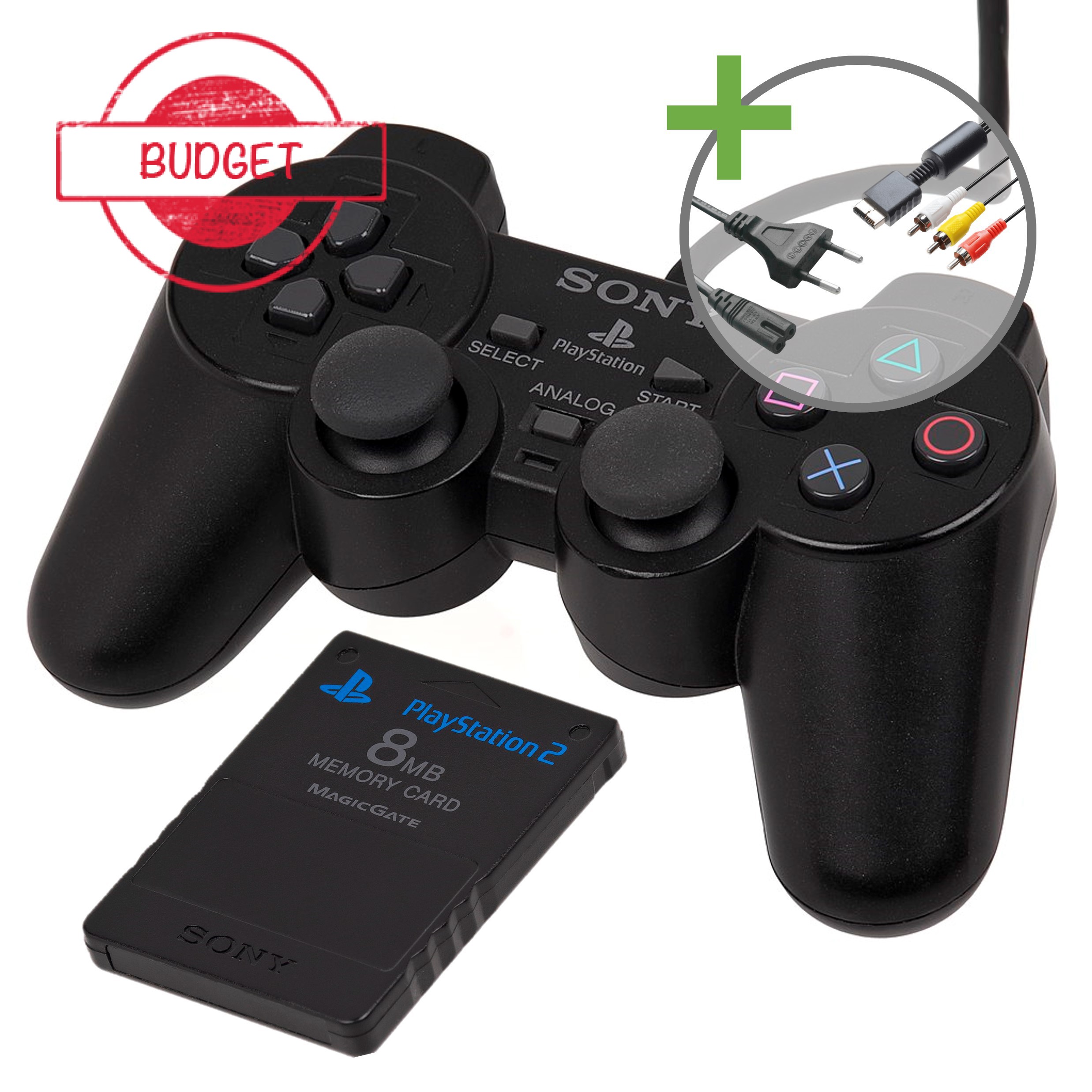Sony PlayStation 2 Phat Starter Pack - Black Edition - Budget - Playstation 2 Hardware - 4