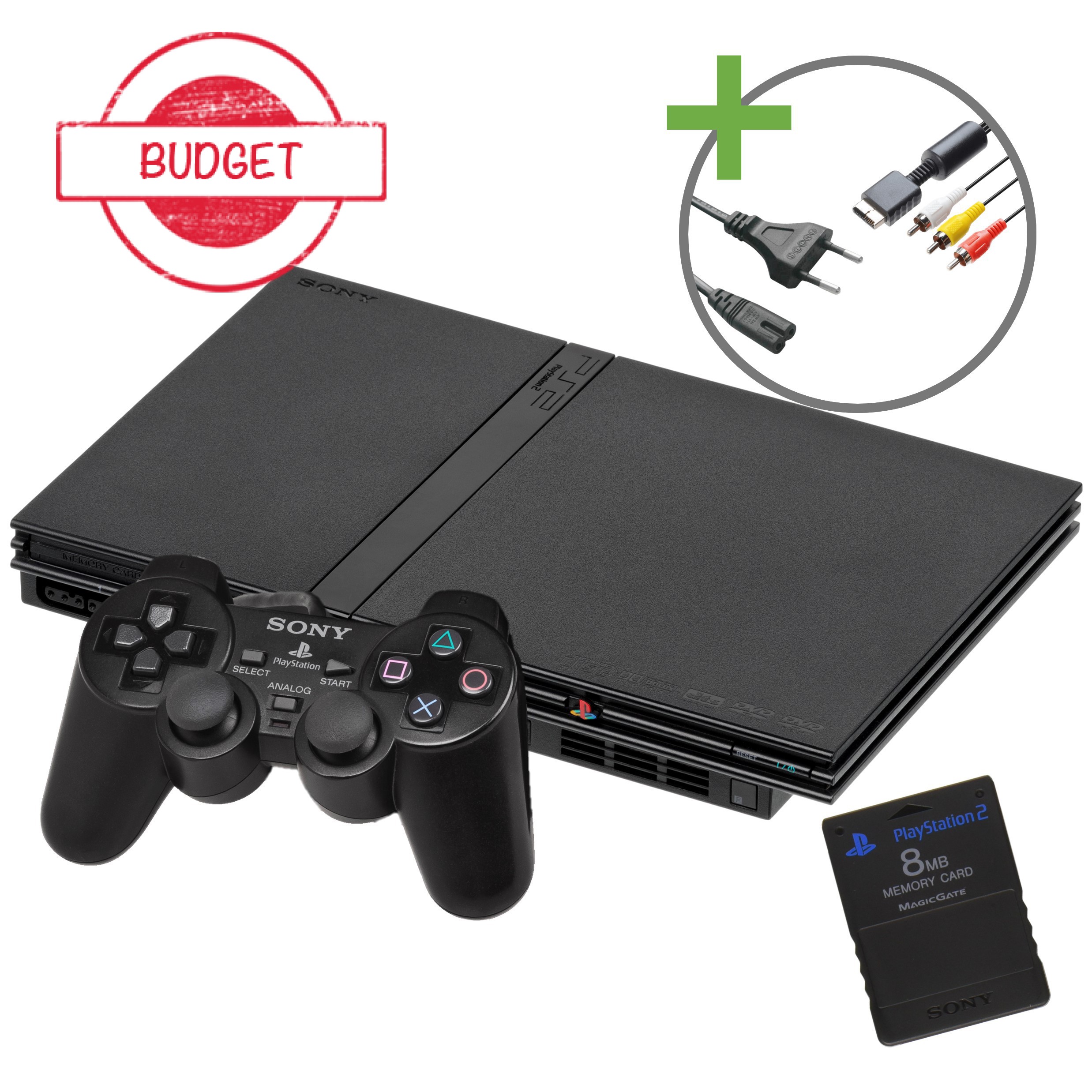 Sony PlayStation 2 Slim Starter Pack - Black Edition - Budget - Playstation 2 Hardware - 2