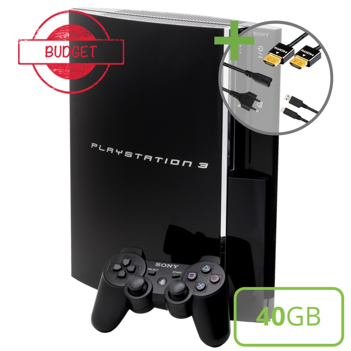 Sony PlayStation 3 Phat (40GB) Starter Pack - Sixaxis Edition - Budget - Playstation 3 Hardware - 2