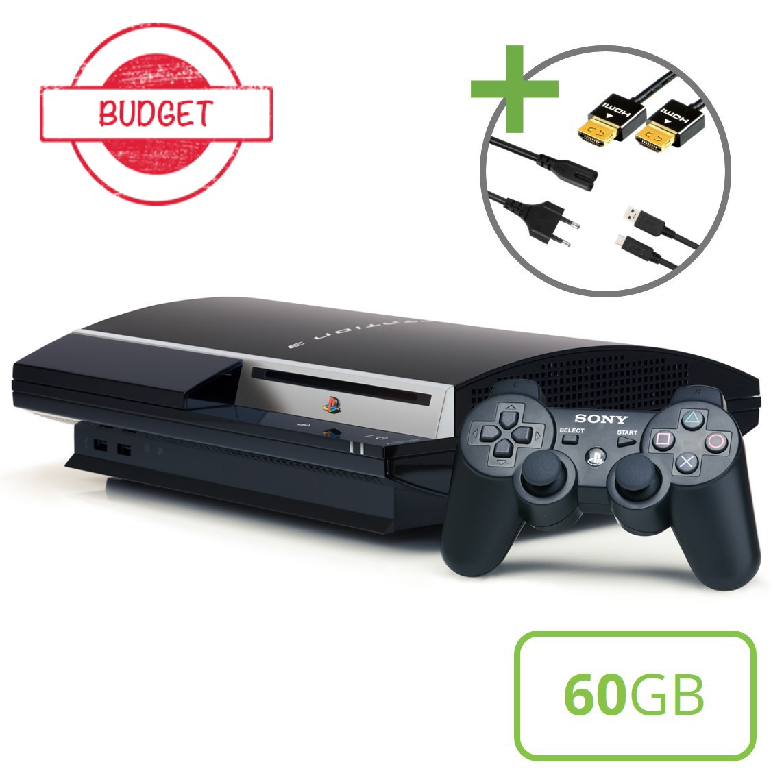 Sony PlayStation 3 Phat (60GB) Starter Pack - Sixaxis Edition - Budget Kopen | Playstation 3 Hardware