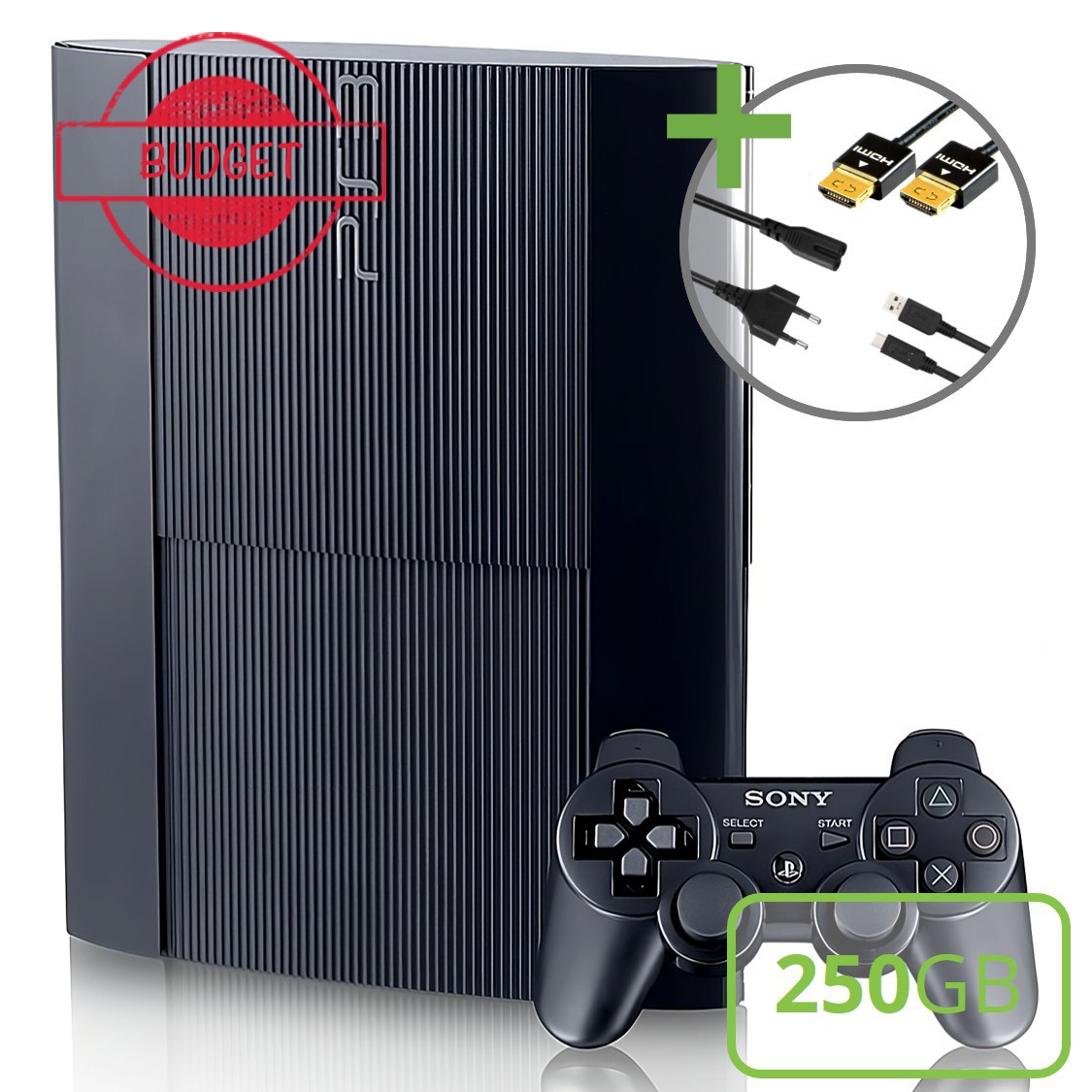 Sony PlayStation 3 Super Slim (250GB) Starter Pack - DualShock Edition - Budget - Playstation 3 Hardware - 2