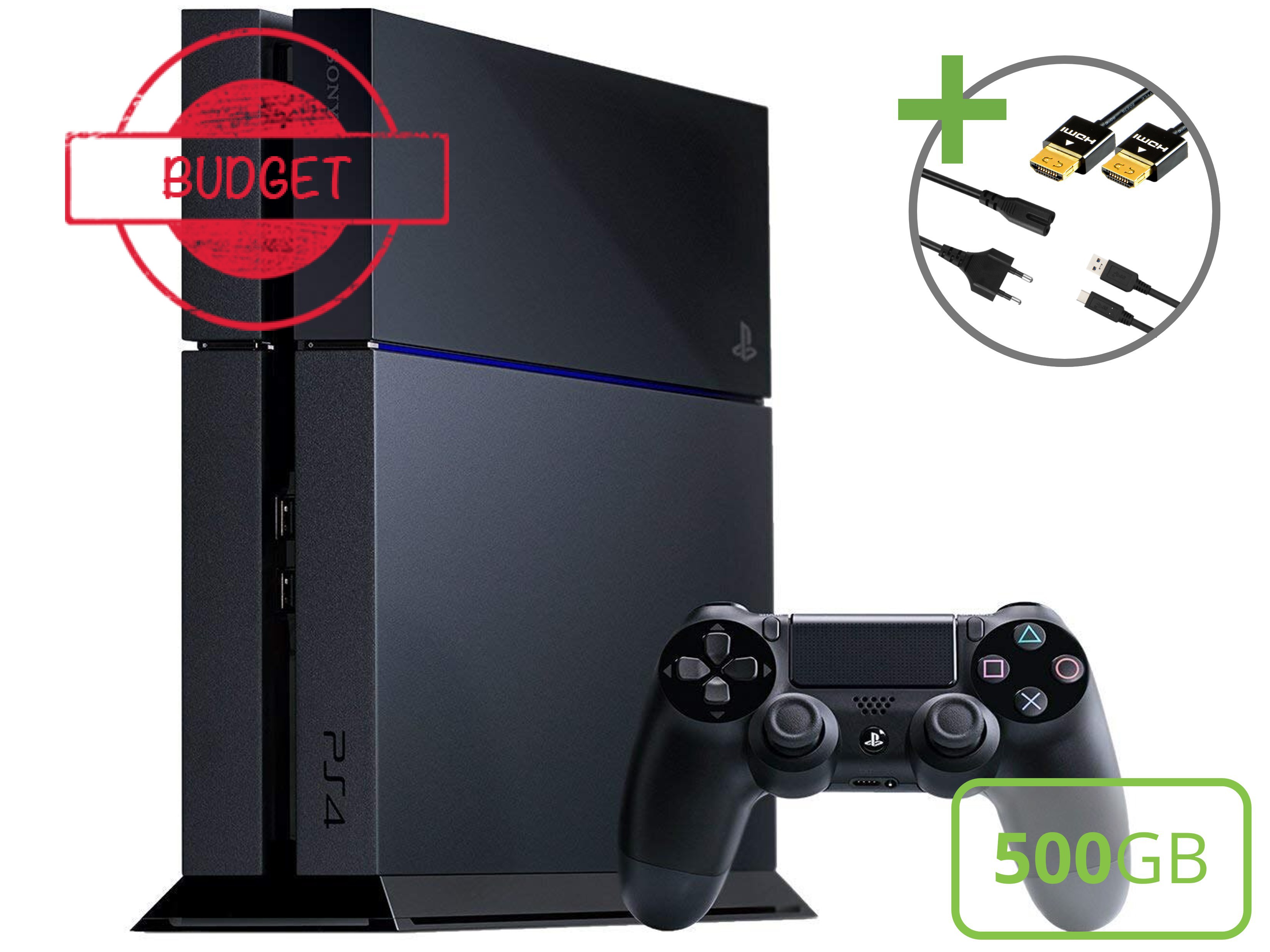 Sony PlayStation 4 Starter Pack - 500GB DualShock V1 Edition - Budget - Playstation 4 Hardware - 2