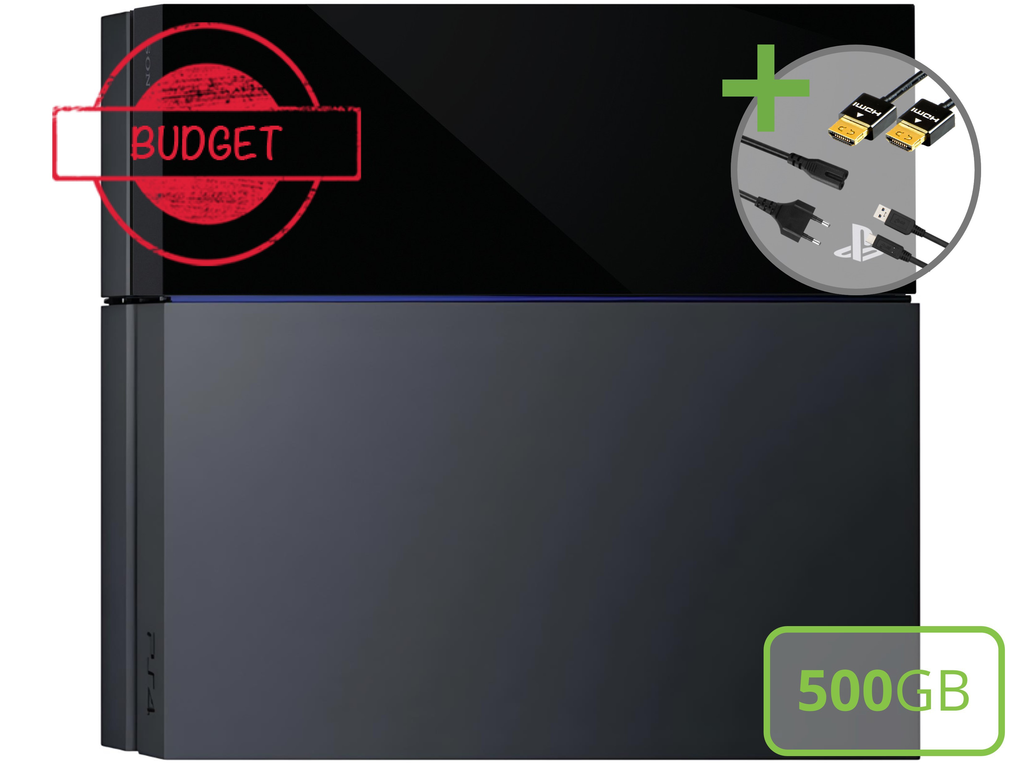 Sony PlayStation 4 Starter Pack - 500GB DualShock V1 Edition - Budget - Playstation 4 Hardware - 3