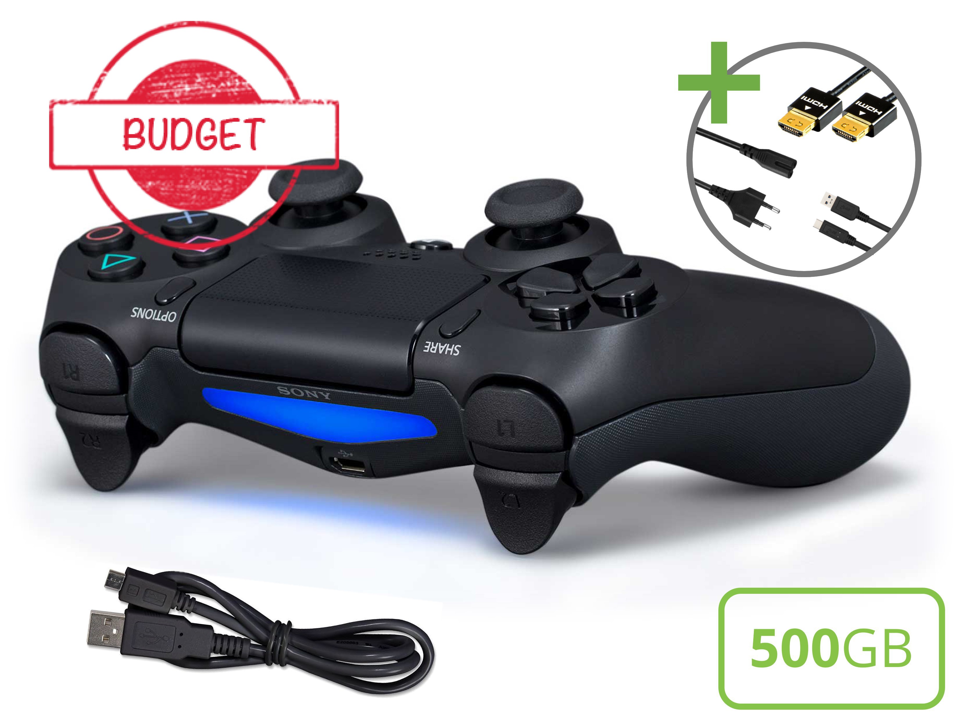 Sony PlayStation 4 Starter Pack - 500GB DualShock V1 Edition - Budget - Playstation 4 Hardware - 4
