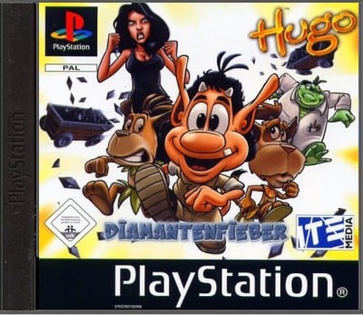 Hugo 4 - Black Diamond Fever - Playstation 1 Games