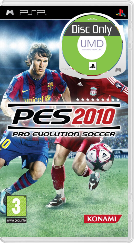 Pro Evolution Soccer 2010 - Disc Only - Playstation Portable Games