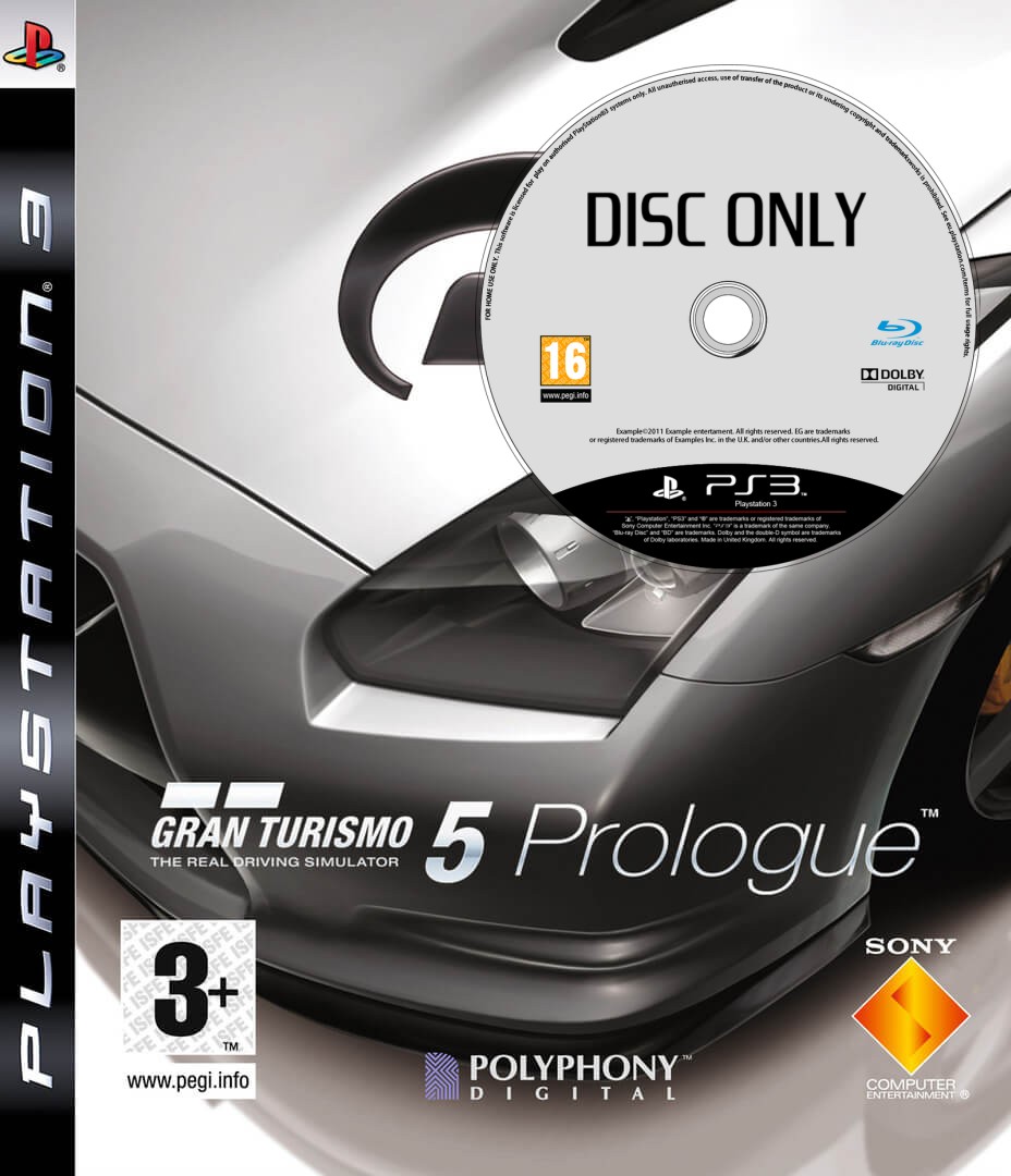 Gran Turismo 5: Prologue - Disc Only - Playstation 3 Games