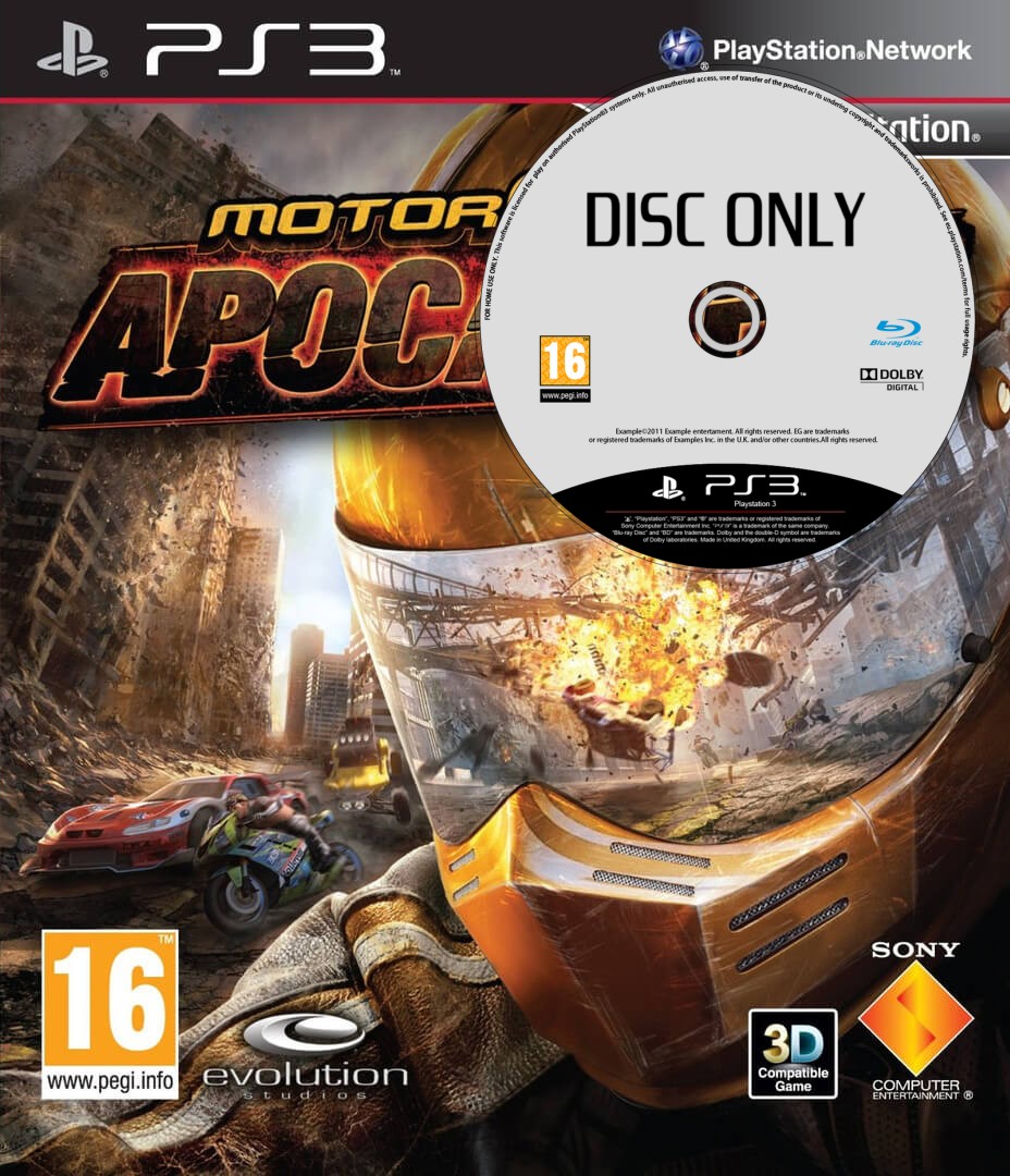MotorStorm Apocalypse - Disc Only - Playstation 3 Games
