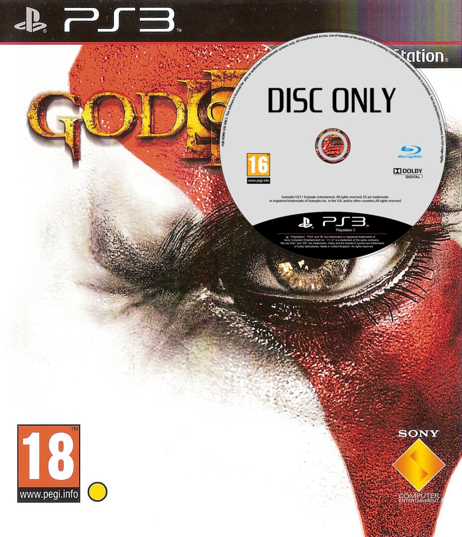 God of War III - Disc Only - Playstation 3 Games