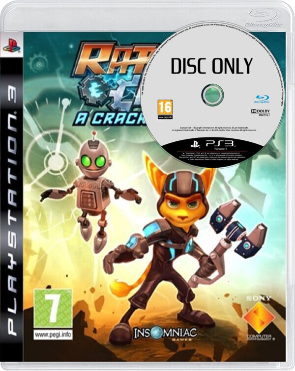 Ratchet & Clank: A Crack in Time - Disc Only - Playstation 3 Games