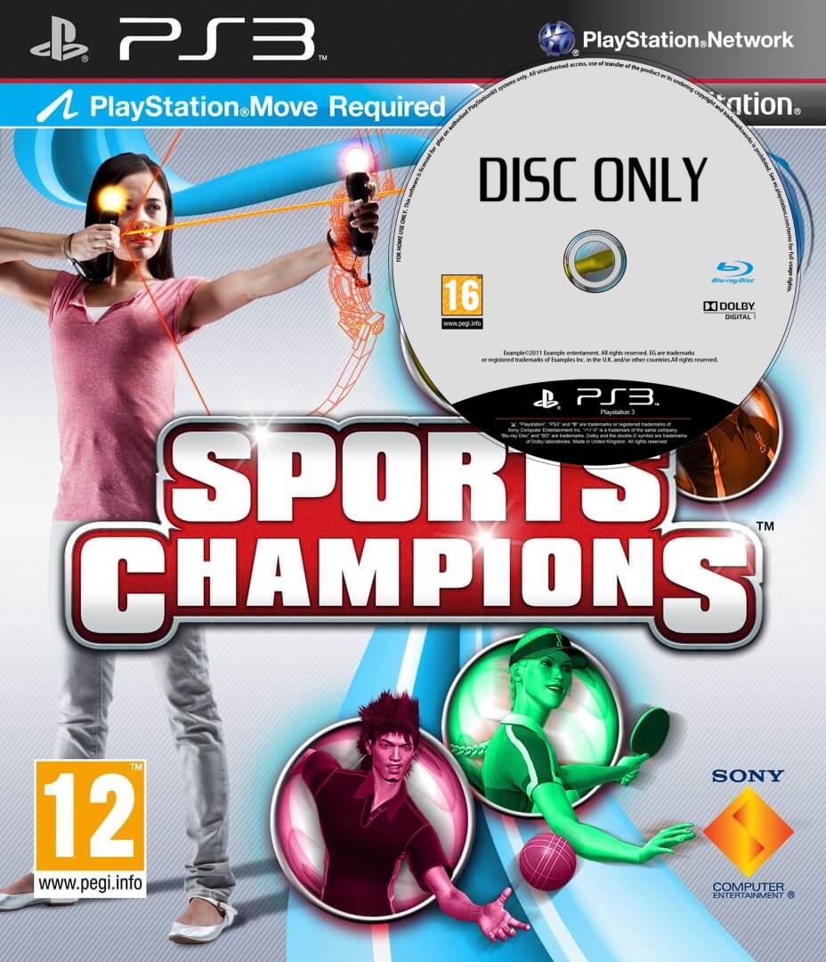 Sports Champions - Disc Only - Playstation 3 Games