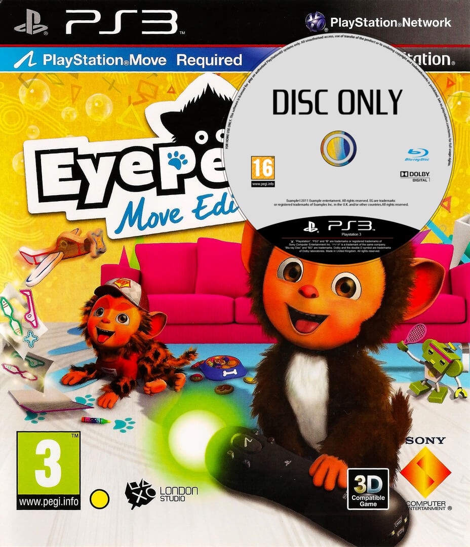 EyePet Move Edition - Disc Only Kopen | Playstation 3 Games
