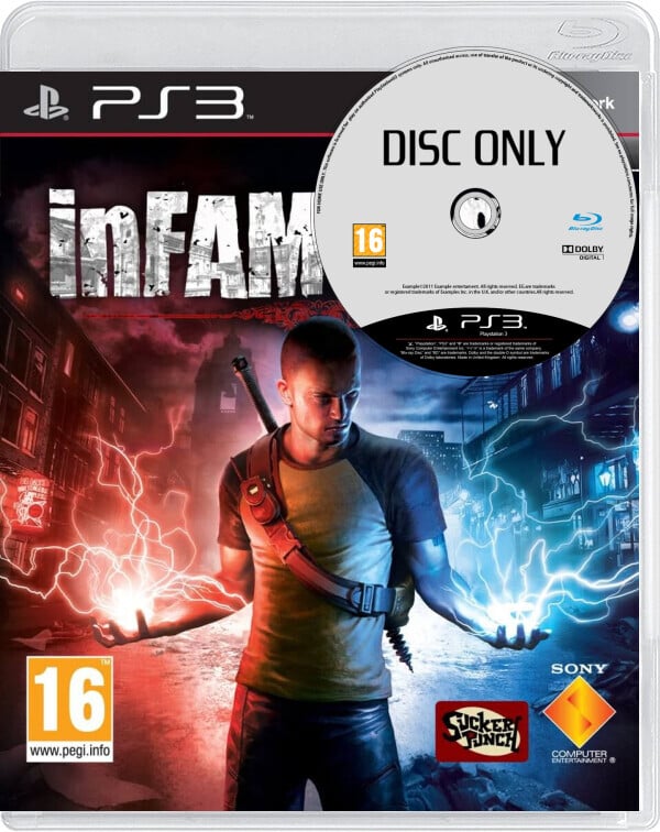 inFamous 2 - Disc Only - Playstation 3 Games