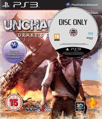 Uncharted 3: Drake's Deception - Disc Only - Playstation 3 Games