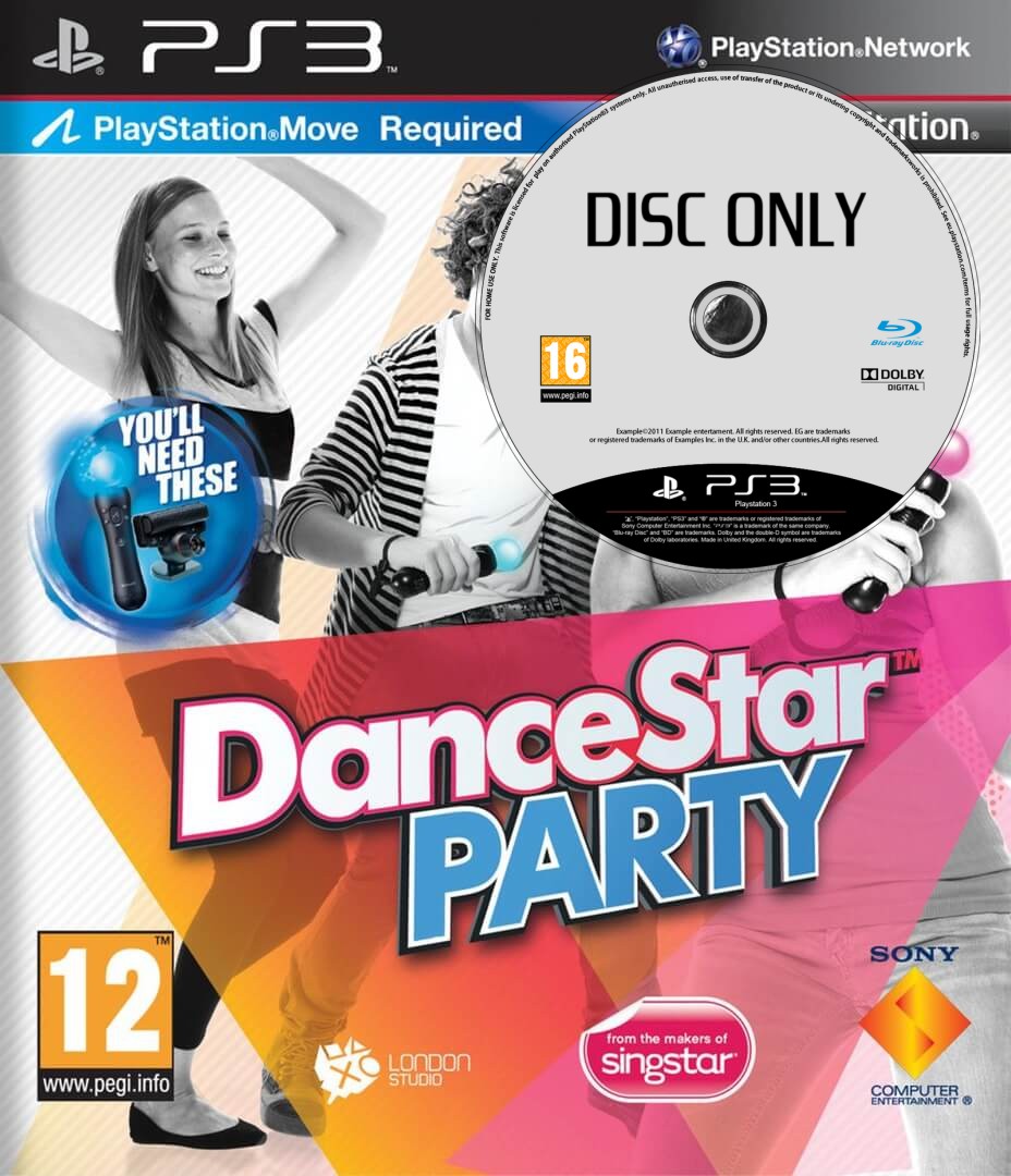 DanceStar Party - Disc Only - Playstation 3 Games