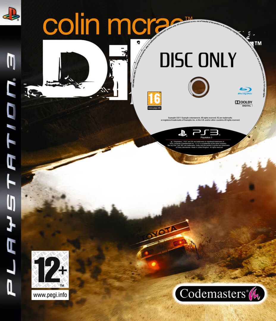 Colin McRae: DiRT - Disc Only - Playstation 3 Games