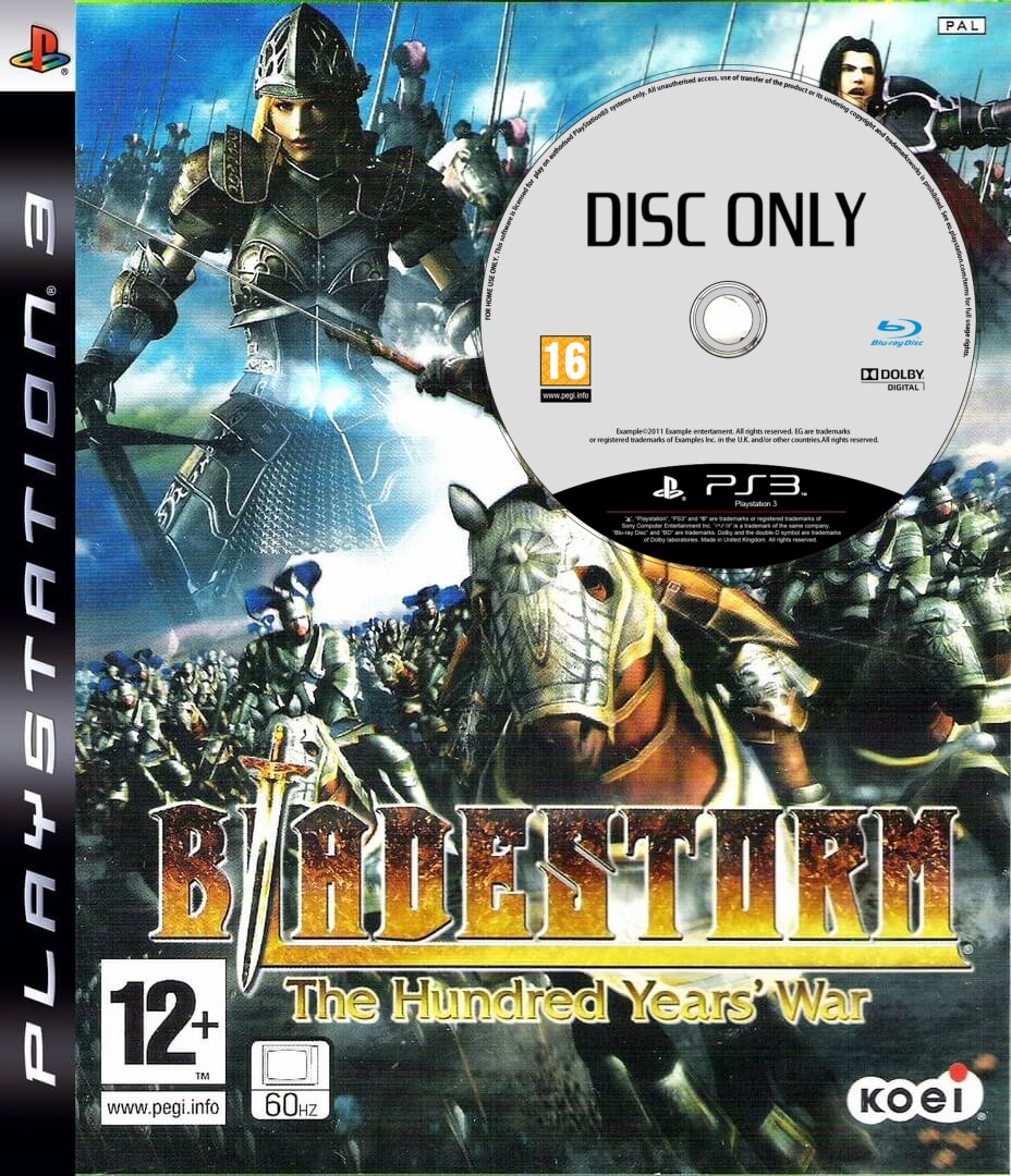 Bladestorm: The Hundred Years' War - Disc Only - Playstation 3 Games