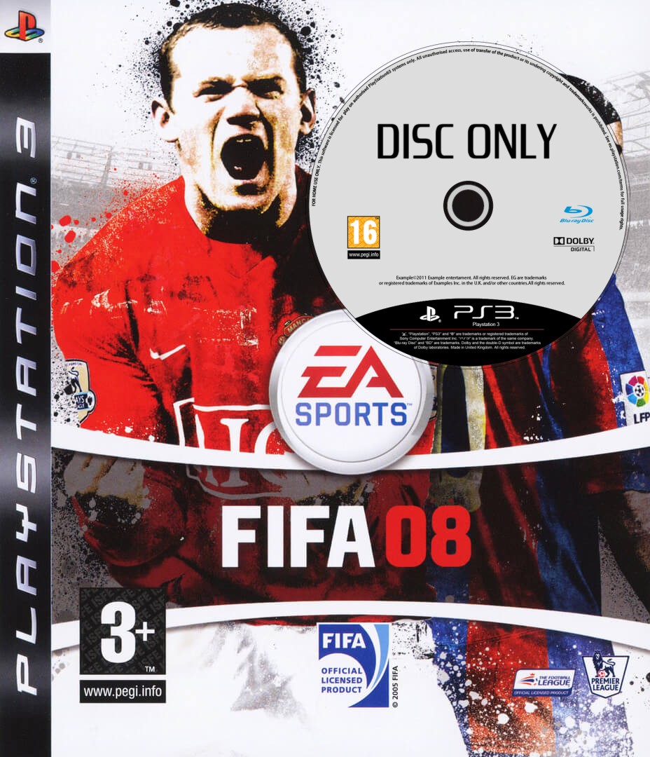 FIFA 08 - Disc Only - Playstation 3 Games