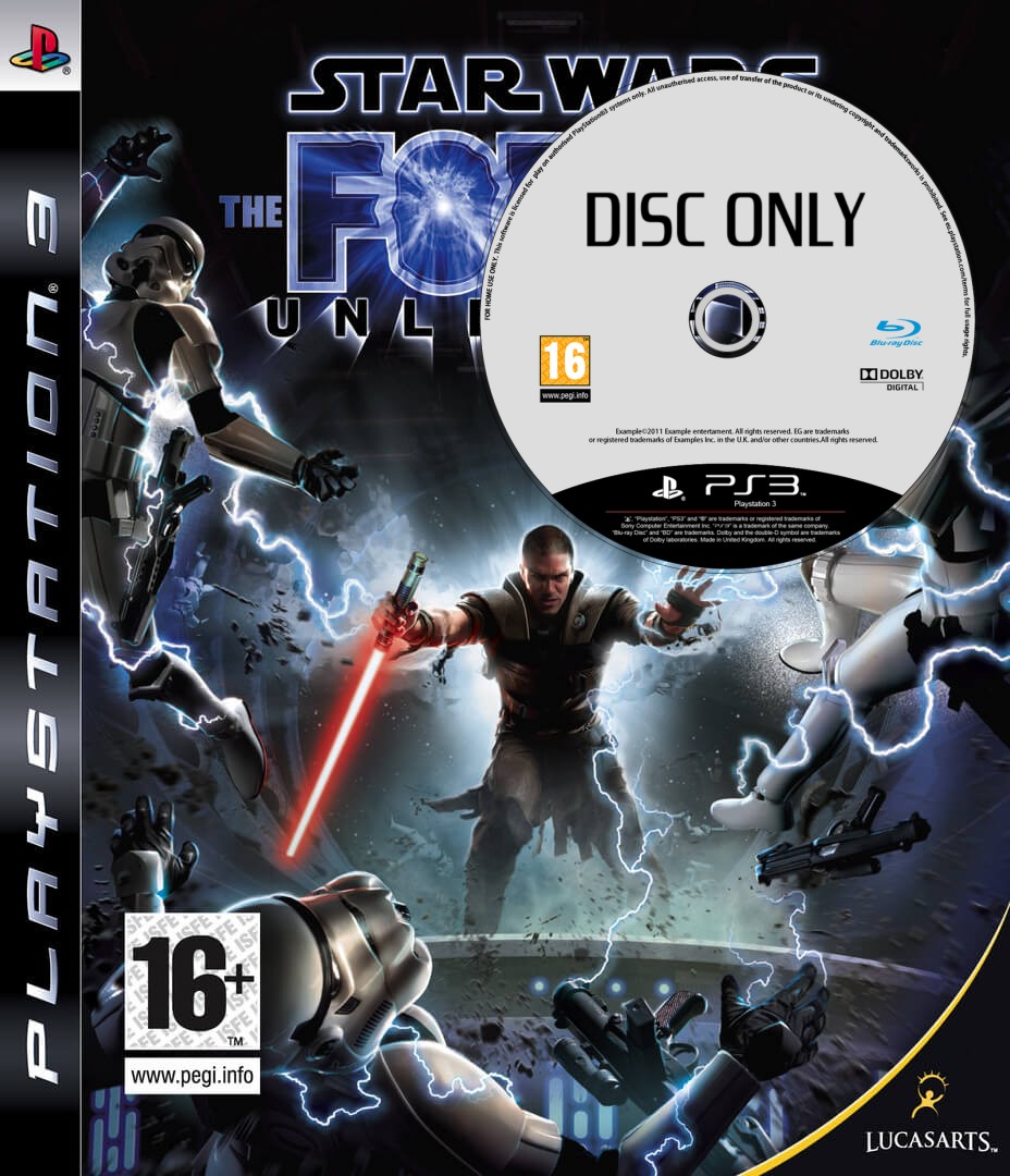 Star Wars: The Force Unleashed - Disc Only - Playstation 3 Games