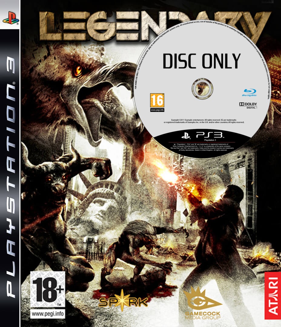 Legendary - Disc Only Kopen | Playstation 3 Games