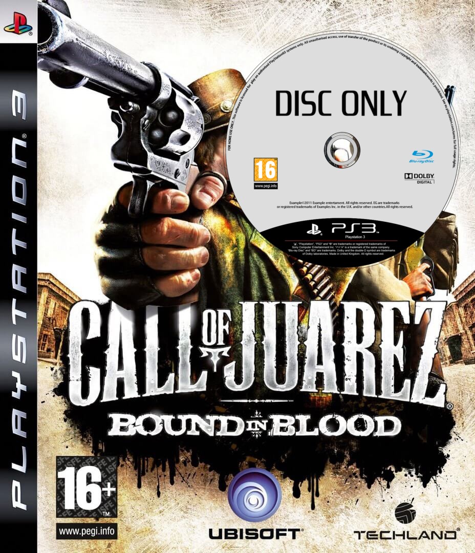 Call of Juarez: Bound in Blood - Disc Only - Playstation 3 Games