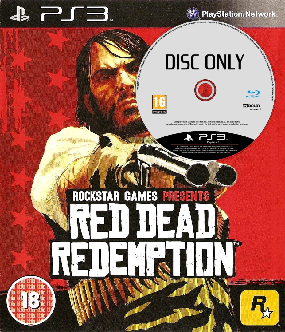 Red Dead Redemption - Disc Only - Playstation 3 Games
