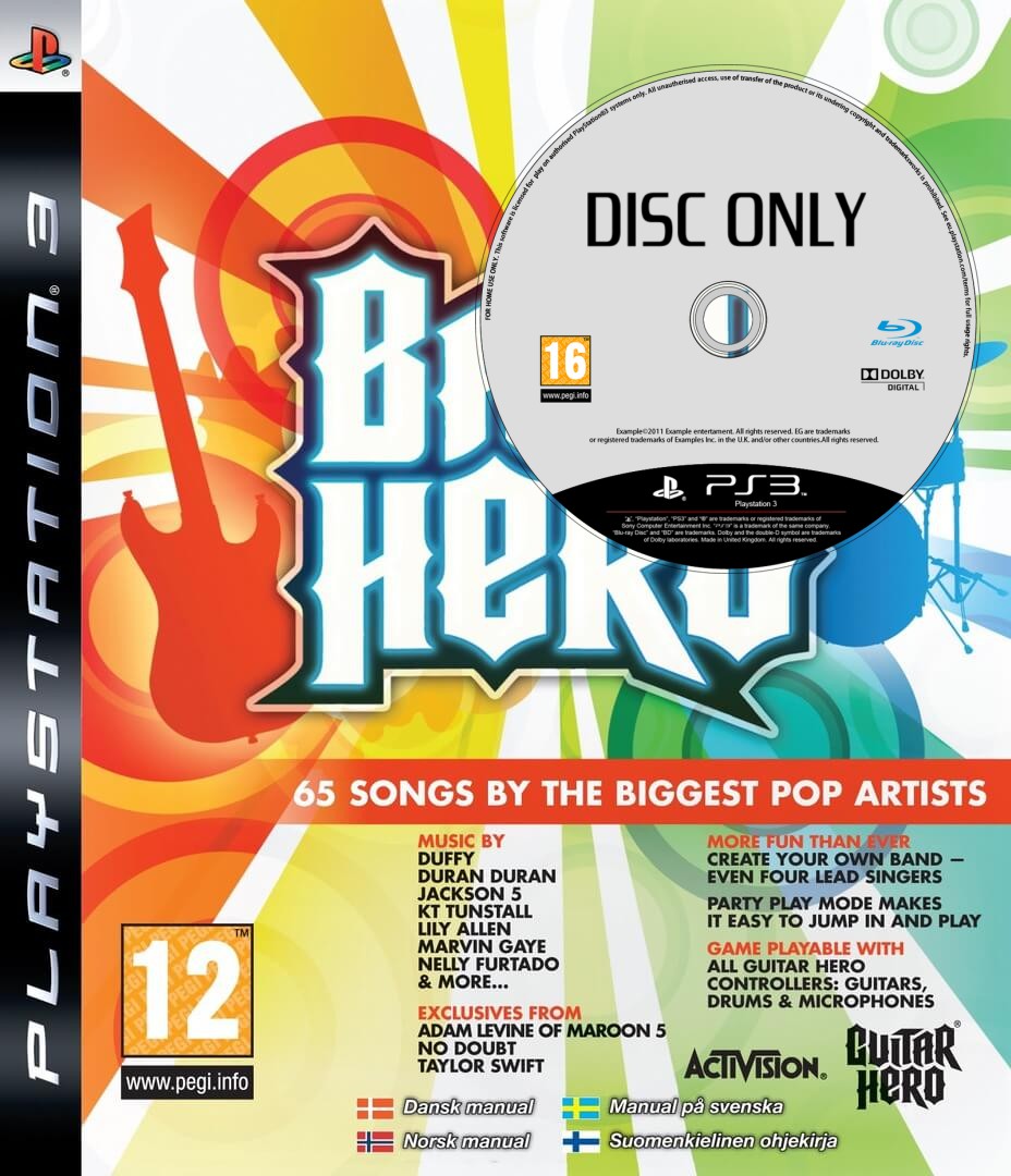 Band Hero - Disc Only - Playstation 3 Games