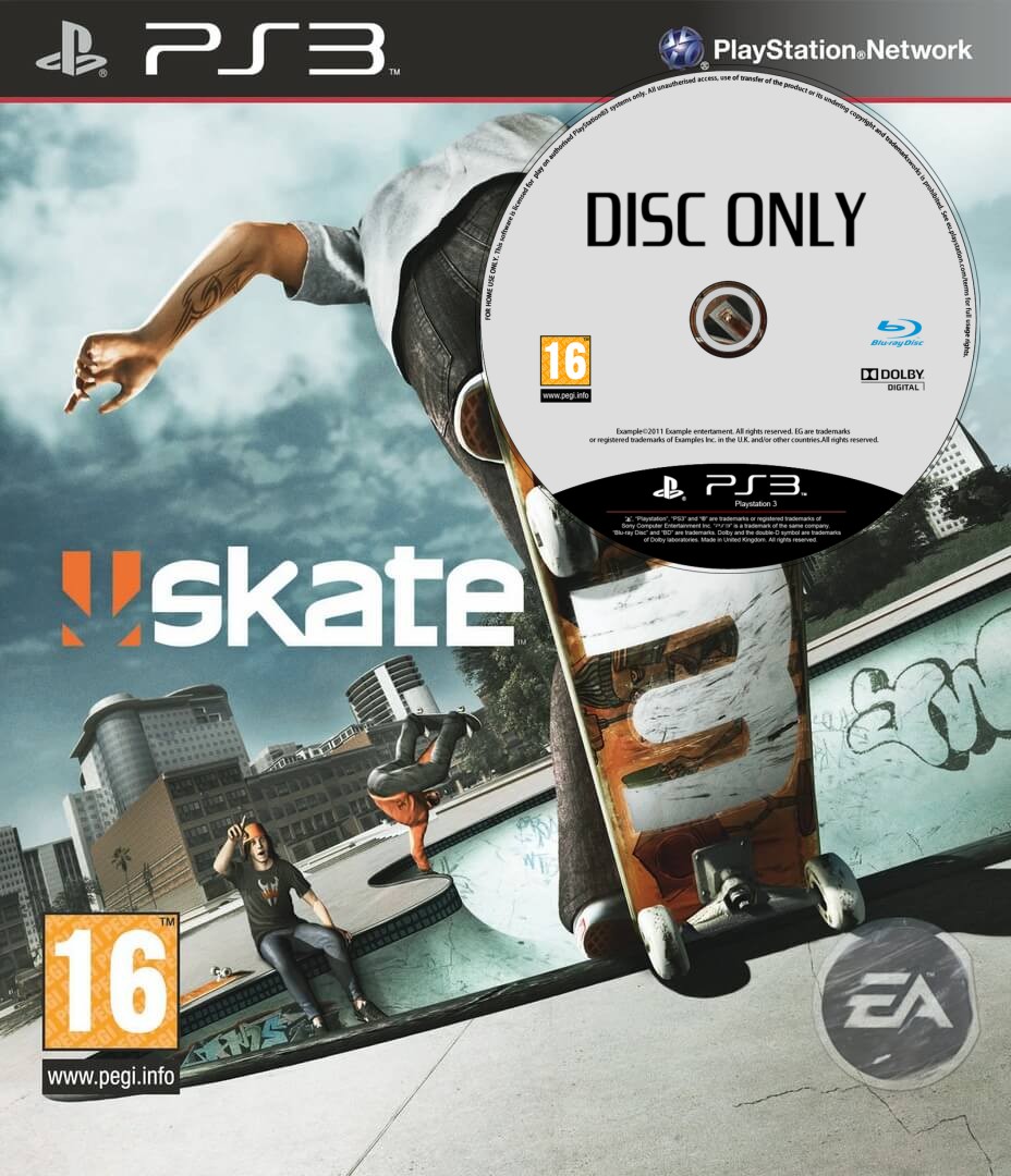 Skate 3 - Disc Only - Playstation 3 Games