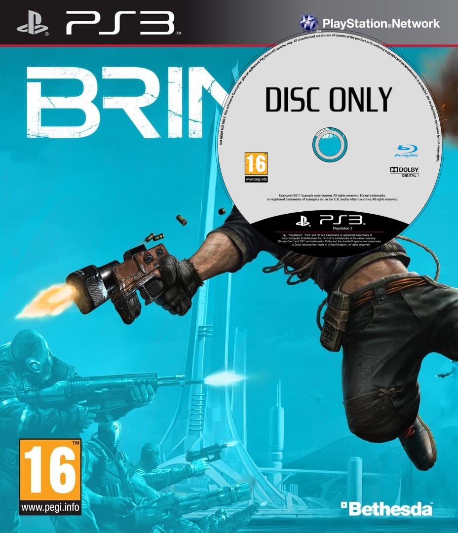 Brink - Disc Only - Playstation 3 Games