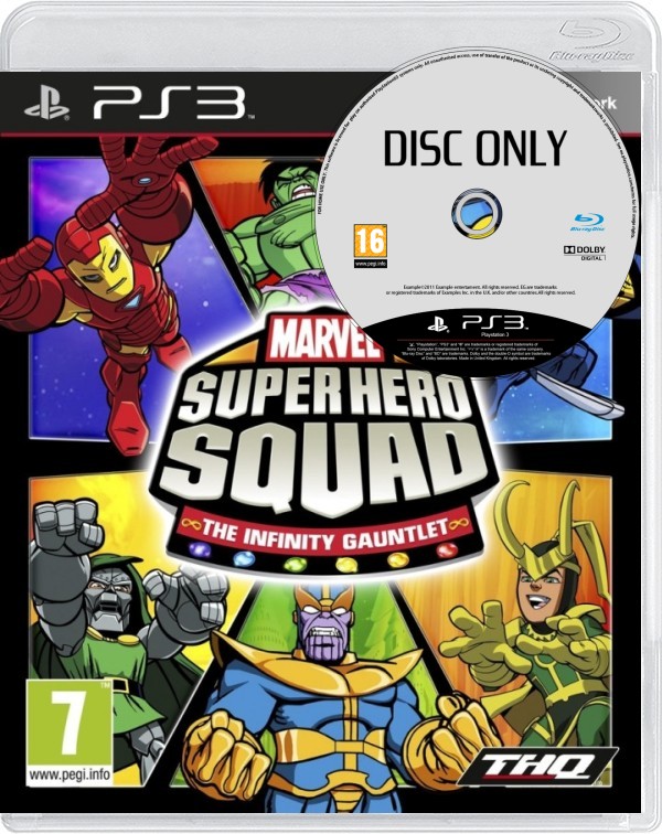 Marvel Super Hero Squad: The Infinity Gauntlet - Disc Only - Playstation 3 Games