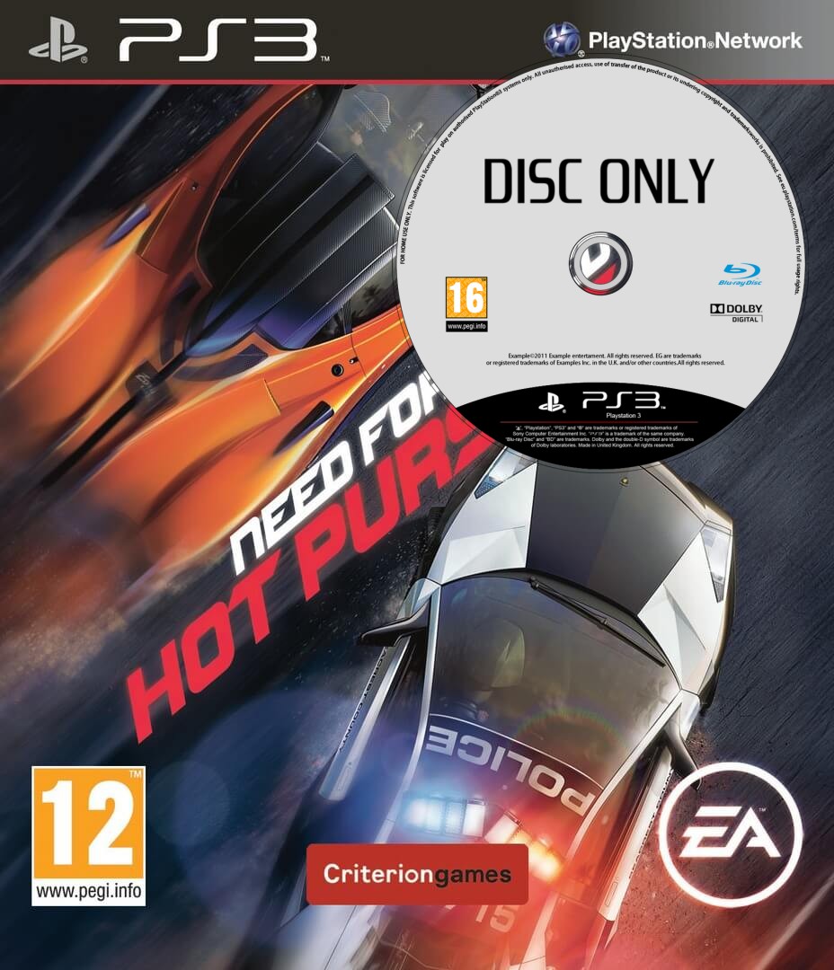 Need for Speed: Hot Pursuit - Disc Only - Playstation 3 Games