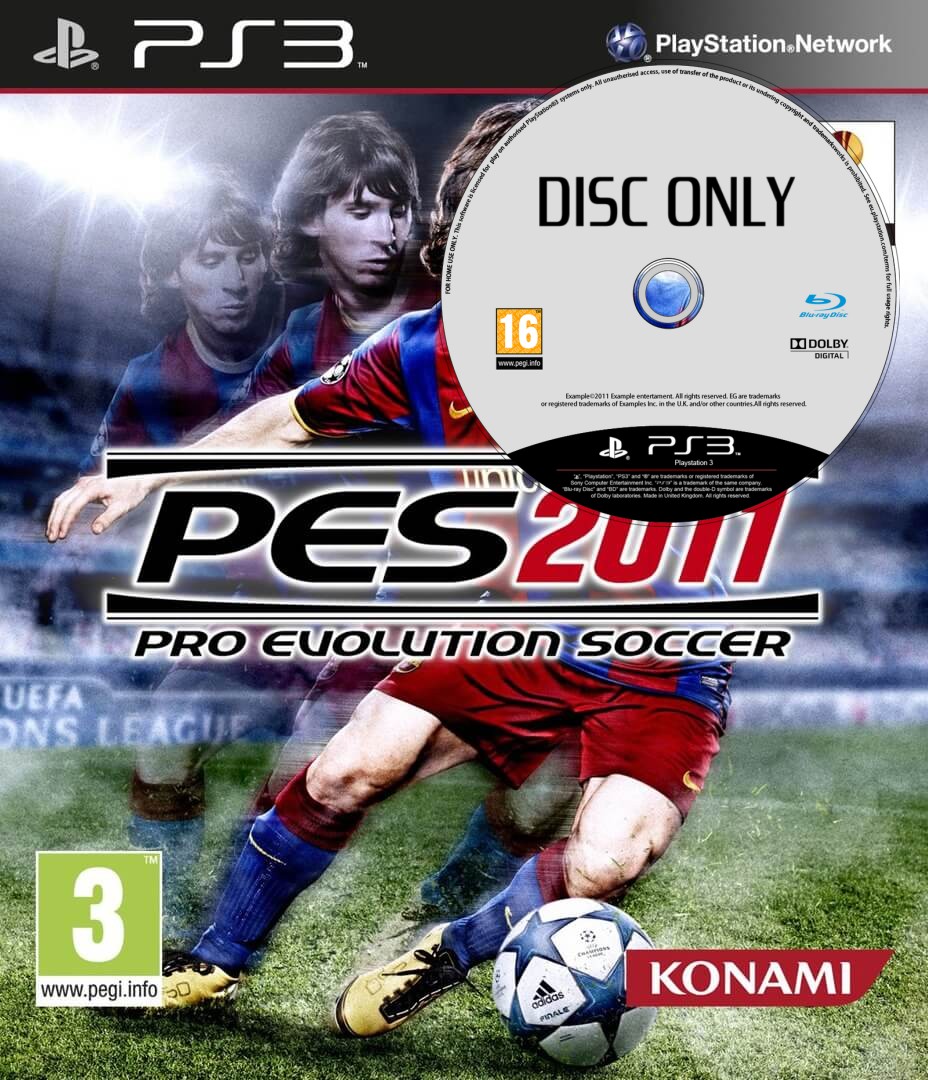 Pro Evolution Soccer 2011 - Disc Only - Playstation 3 Games