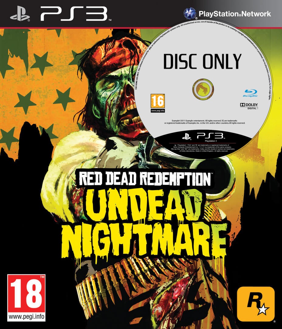 Red Dead Redemption: Undead Nightmare - Disc Only - Playstation 3 Games