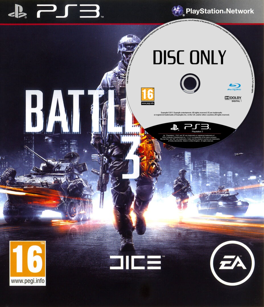 Battlefield 3 - Disc Only - Playstation 3 Games
