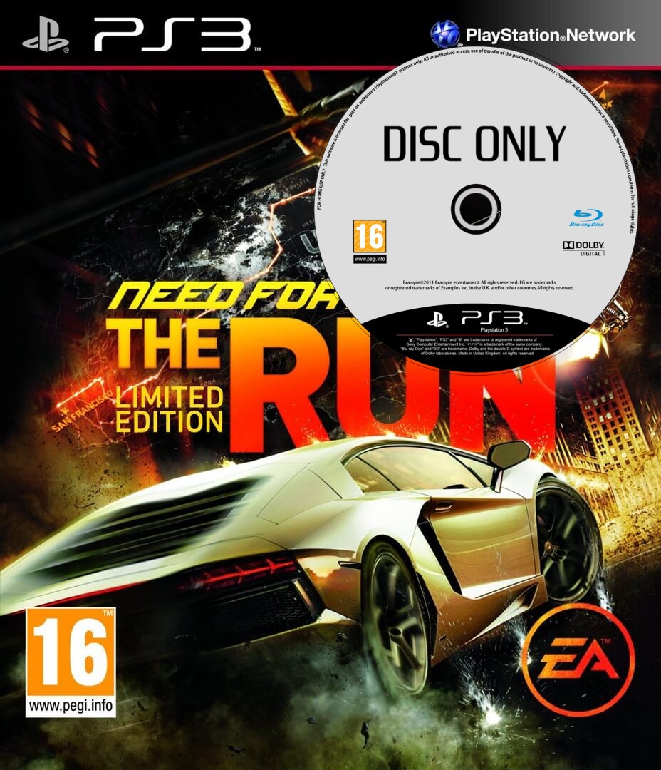 Need for Speed: The Run - Disc Only - Playstation 3 Games