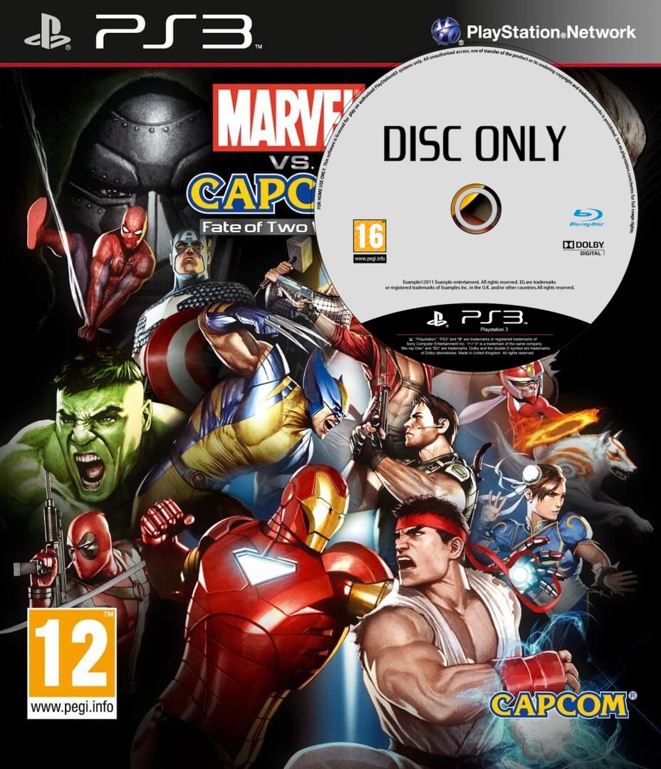 Ultimate Marvel vs Capcom 3 - Disc Only - Playstation 3 Games