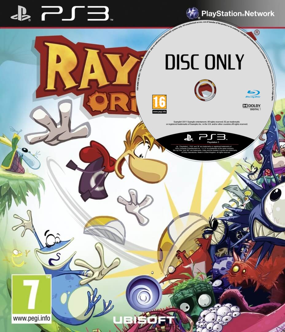 Rayman Origins - Disc Only - Playstation 3 Games