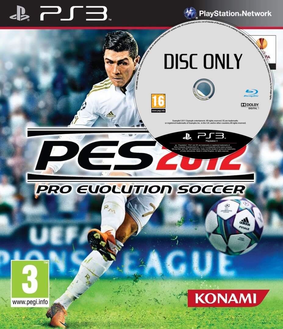 Pro Evolution Soccer 2012 - Disc Only - Playstation 3 Games
