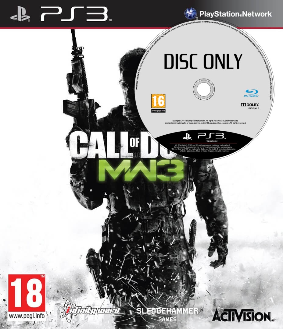 Call of Duty: Modern Warfare 3 - Disc Only - Playstation 3 Games