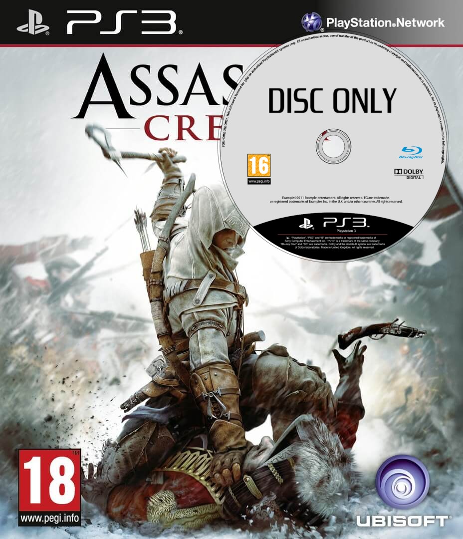 Assassin's Creed III - Disc Only Kopen | Playstation 3 Games