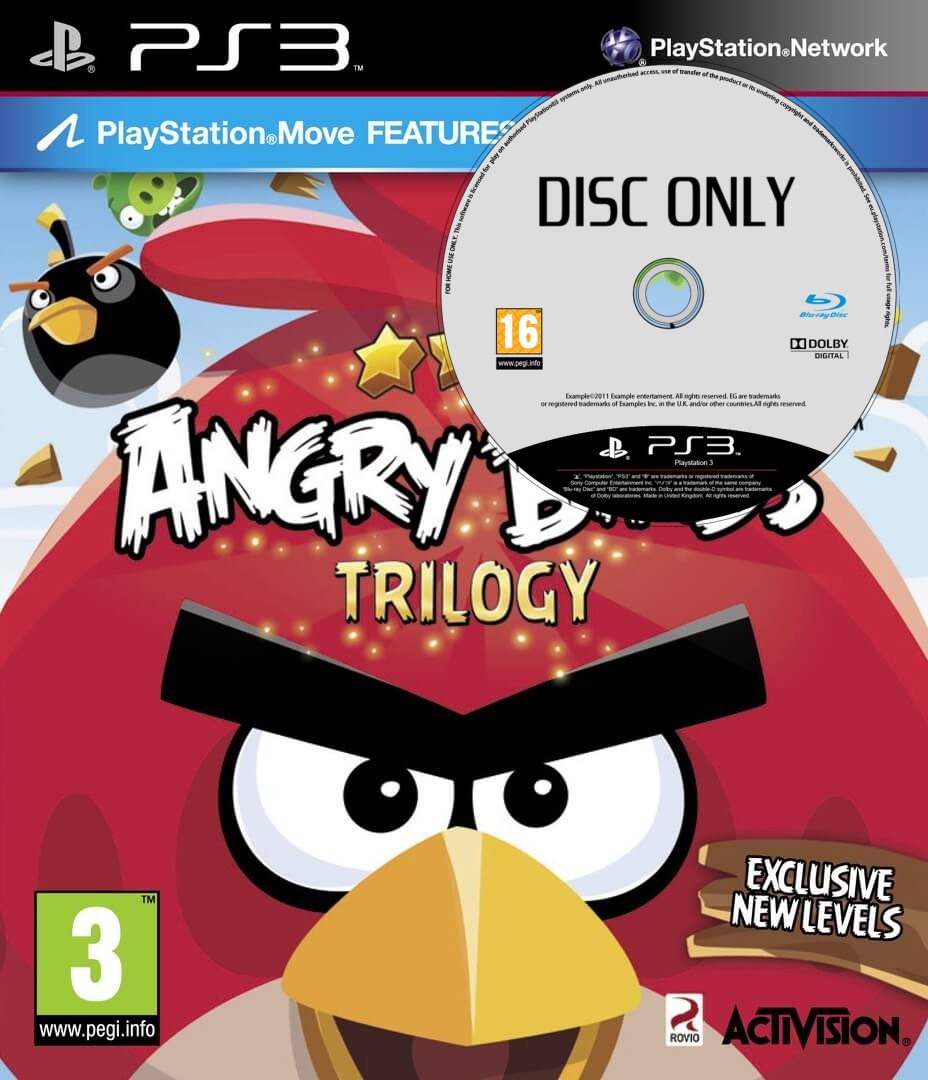 Angry Birds Trilogy - Disc Only - Playstation 3 Games