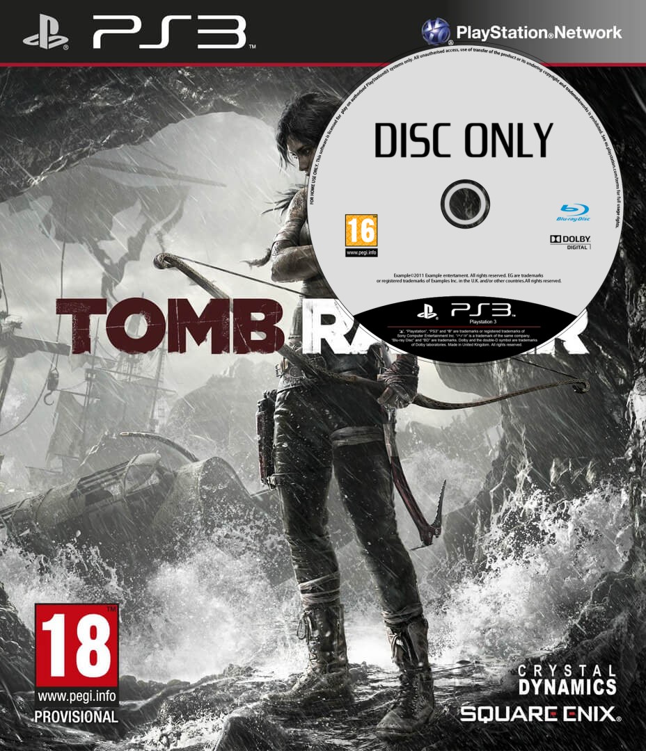 Tomb Raider - Disc Only - Playstation 3 Games
