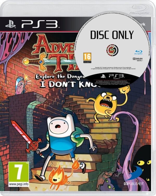 Adventure Time: Explore the Dungeon Because I DON'T KNOW! - Disc Only - Playstation 3 Games