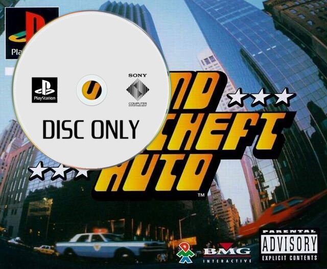 Grand Theft Auto - Disc Only - Playstation 1 Games