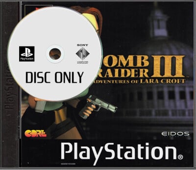 Tomb Raider III: Adventures of Lara Croft - Disc Only - Playstation 1 Games