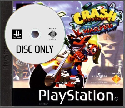 Crash Bandicoot 3: Warped - Disc Only - Playstation 1 Games